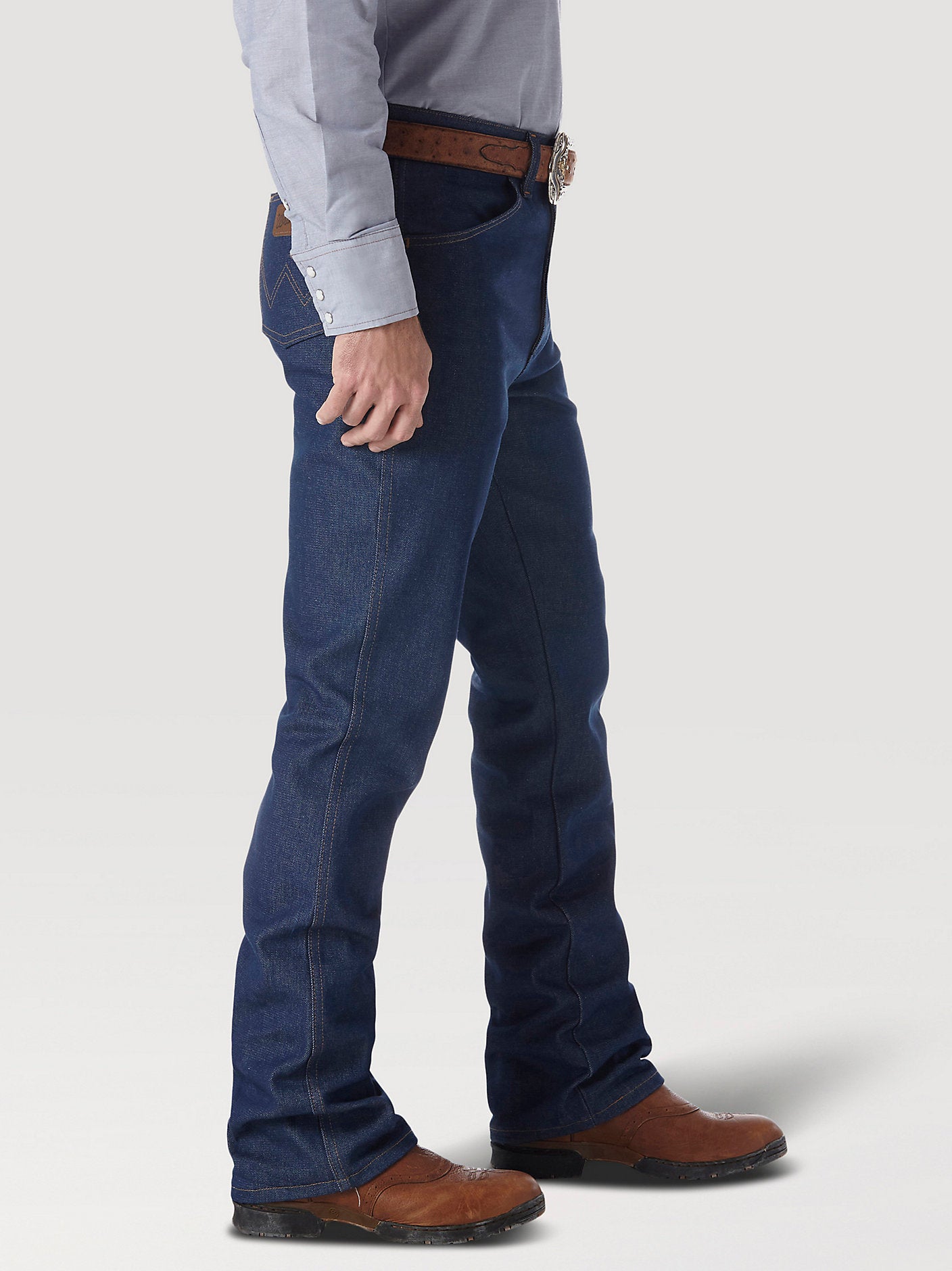 Cowboy Cut Boot Cut Jean Rigid