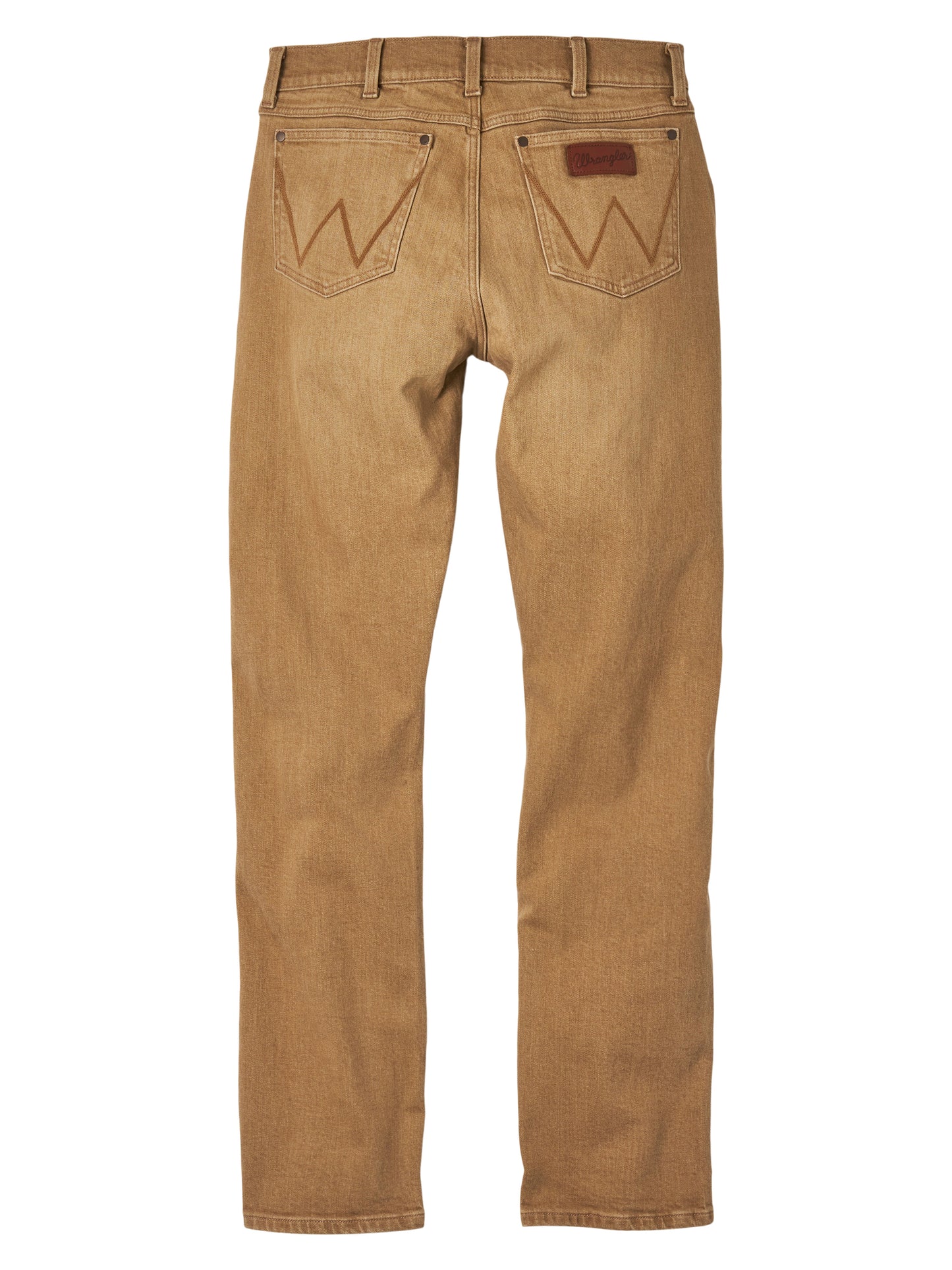 Color Wash Retro Slim Straight Jean in Saddle