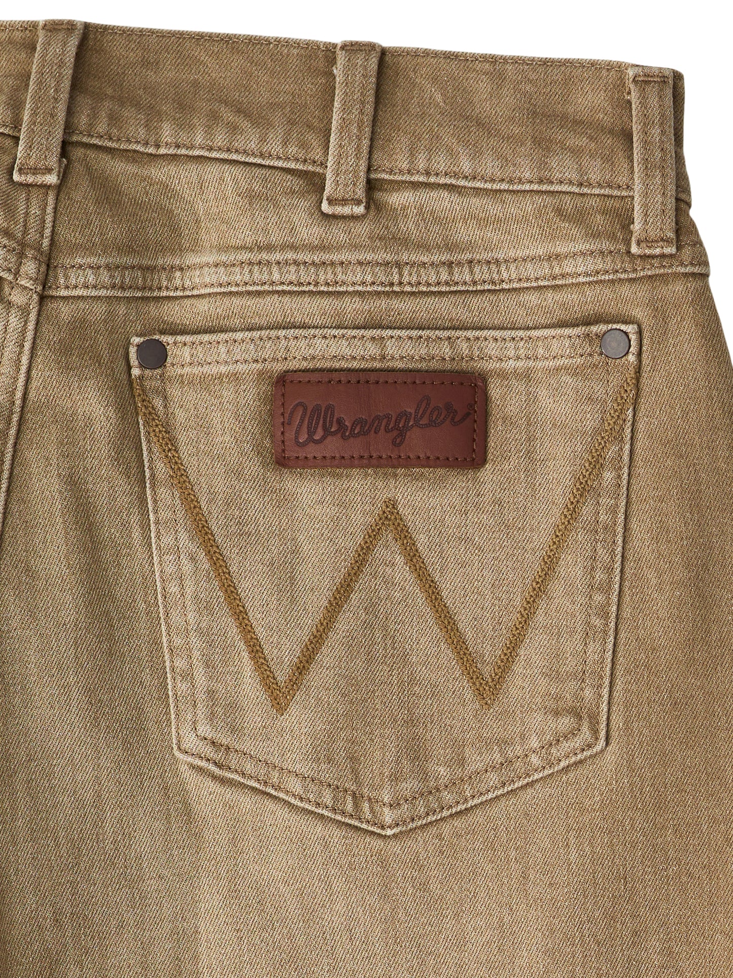 Color Wash Retro Slim Straight Jean in Saddle
