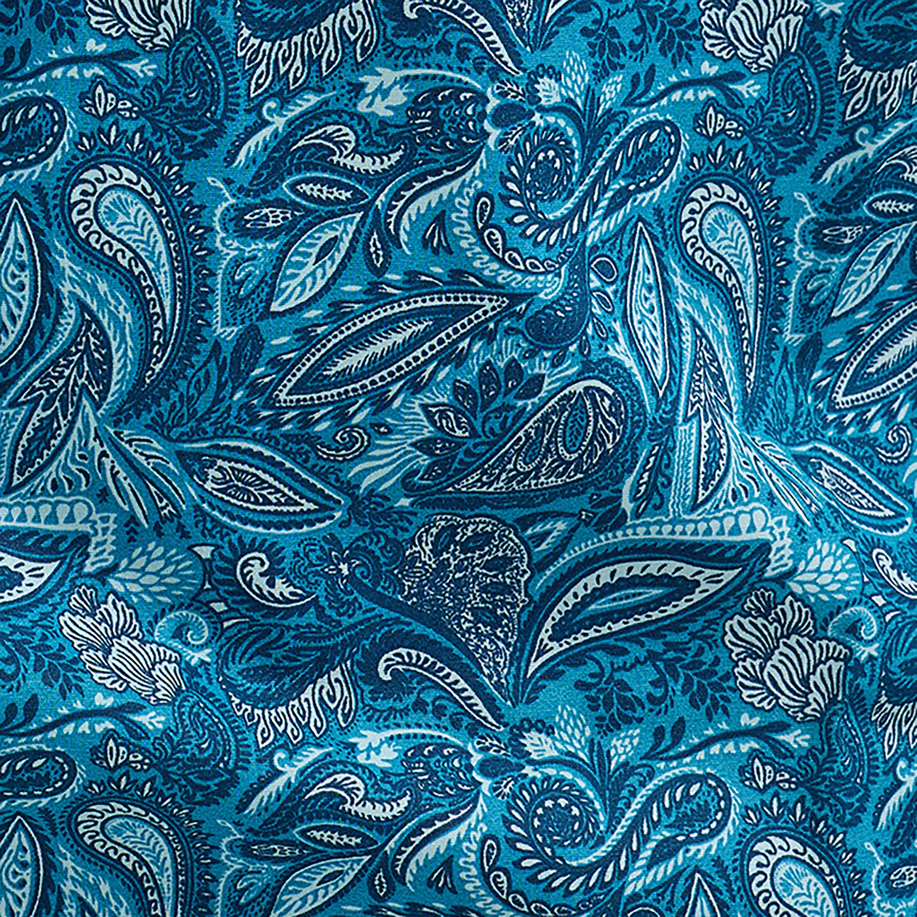 Wrangler George Strait Western Shirt - Teal Bold Paisley