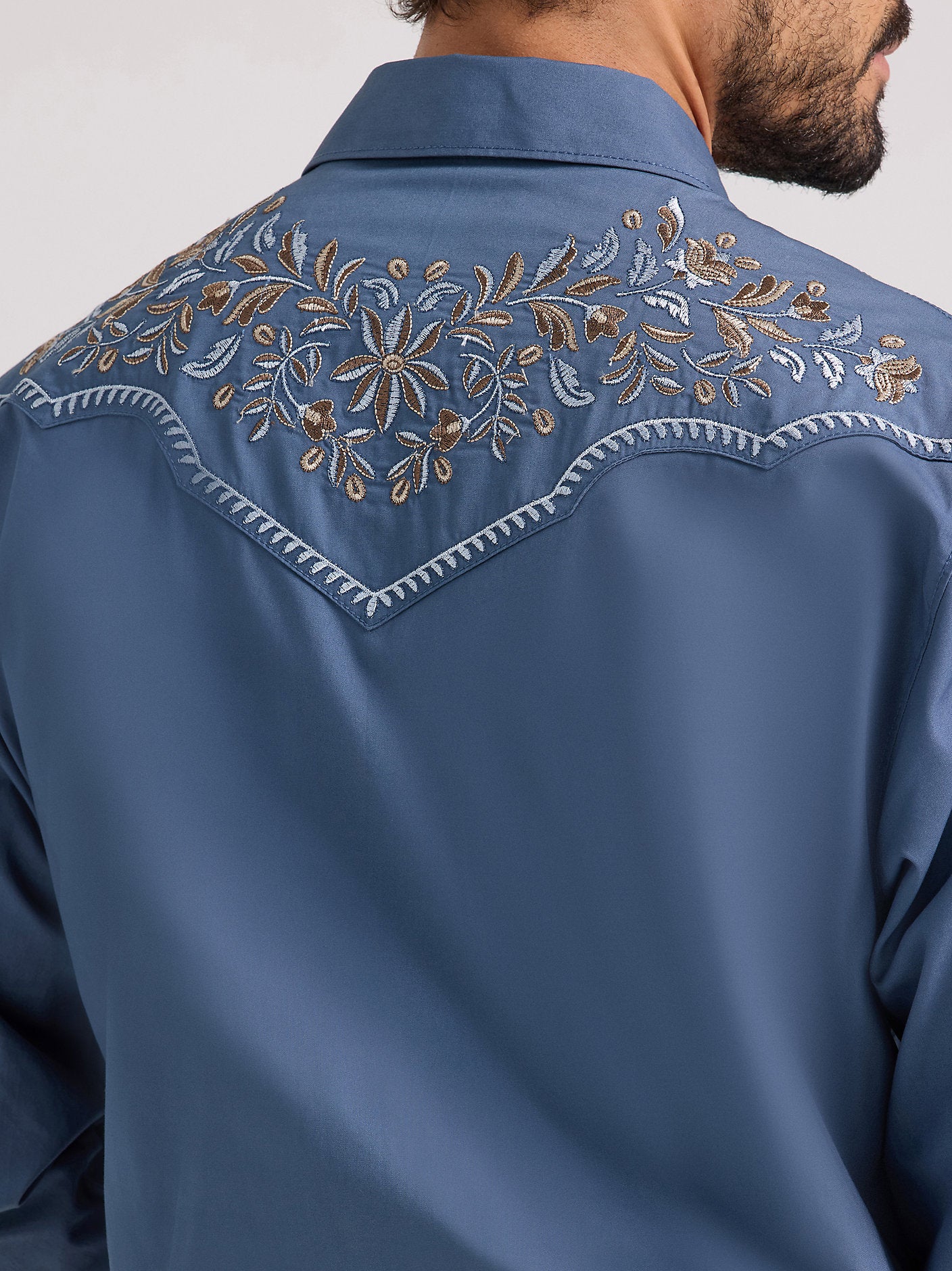 Rodeo Ben Western Snap Shirt - Bluebell