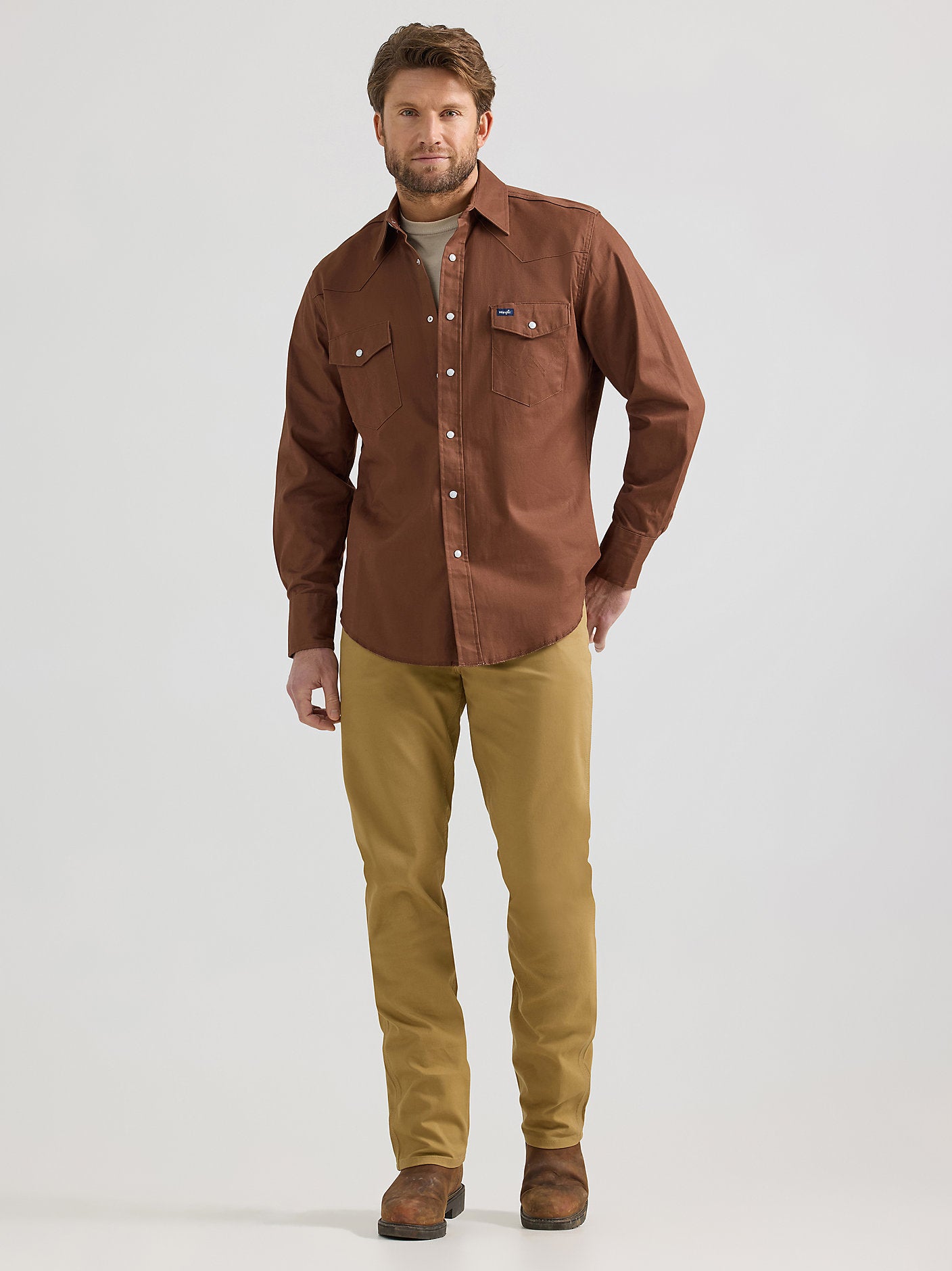 Tough Comfort Cowboy Cut Canvas Jeans Kelp