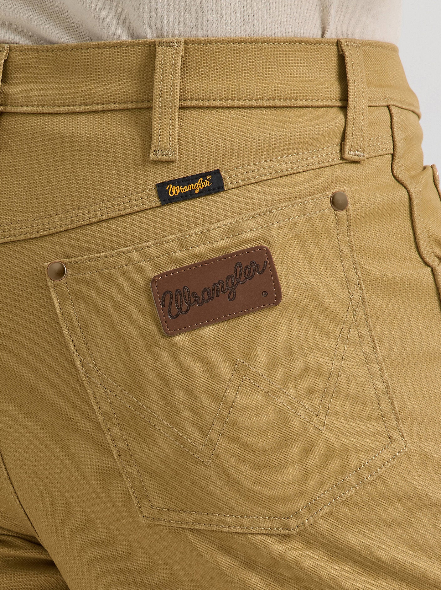 Tough Comfort Cowboy Cut Canvas Jeans Kelp