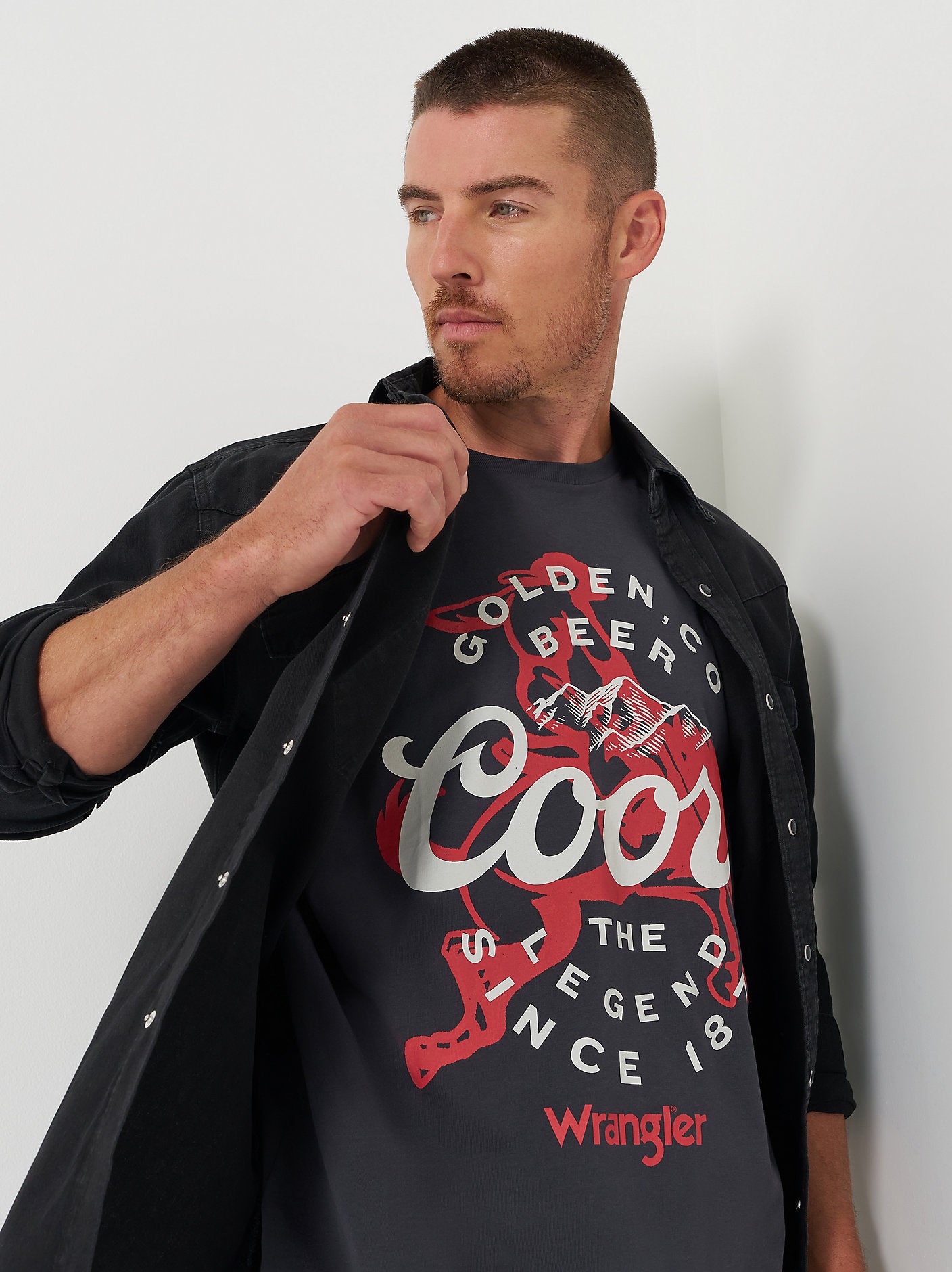 Wrangler x Coors Not My First Banquet Tee