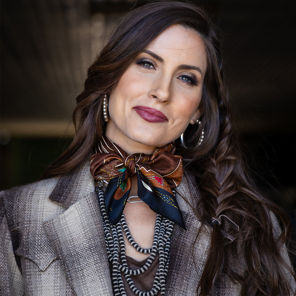 Shorty Scarf- Western Yoke