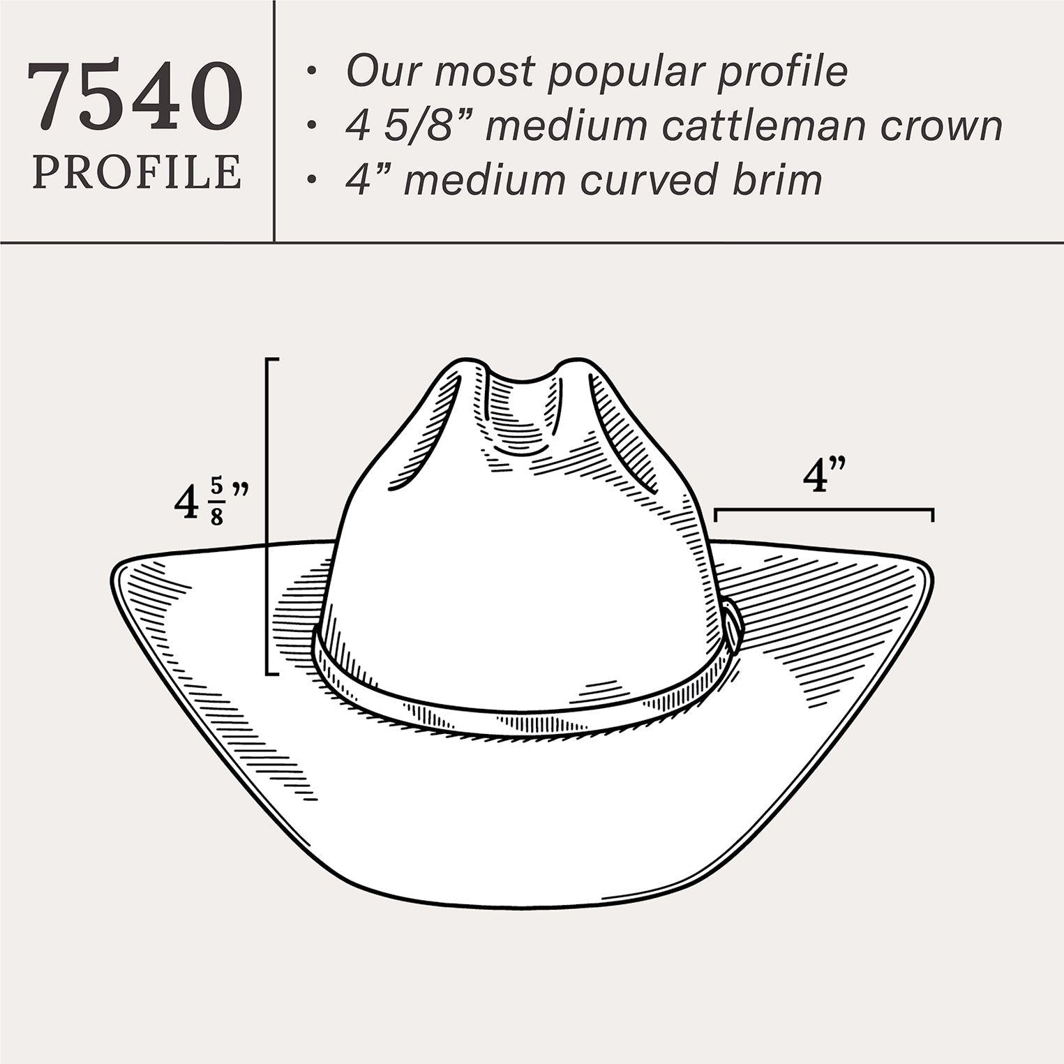 6X Skyline Cowboy Hat in Black