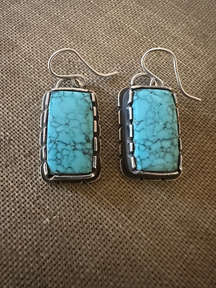 #8 Turquoise Ring/Earring Set