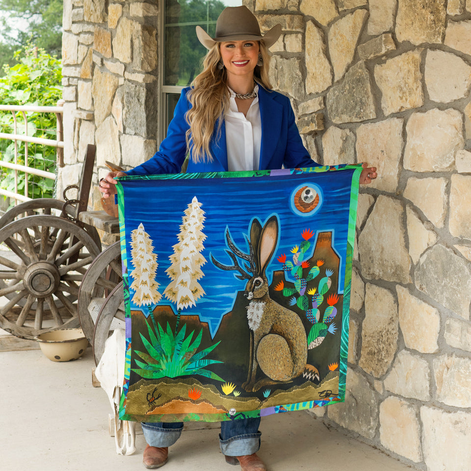 Shorty Scarf- Song of the Jackalope