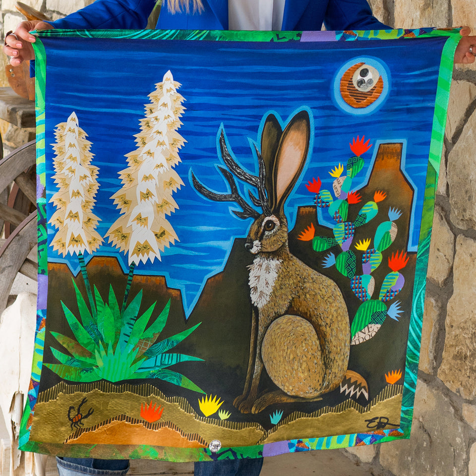 Shorty Scarf- Song of the Jackalope