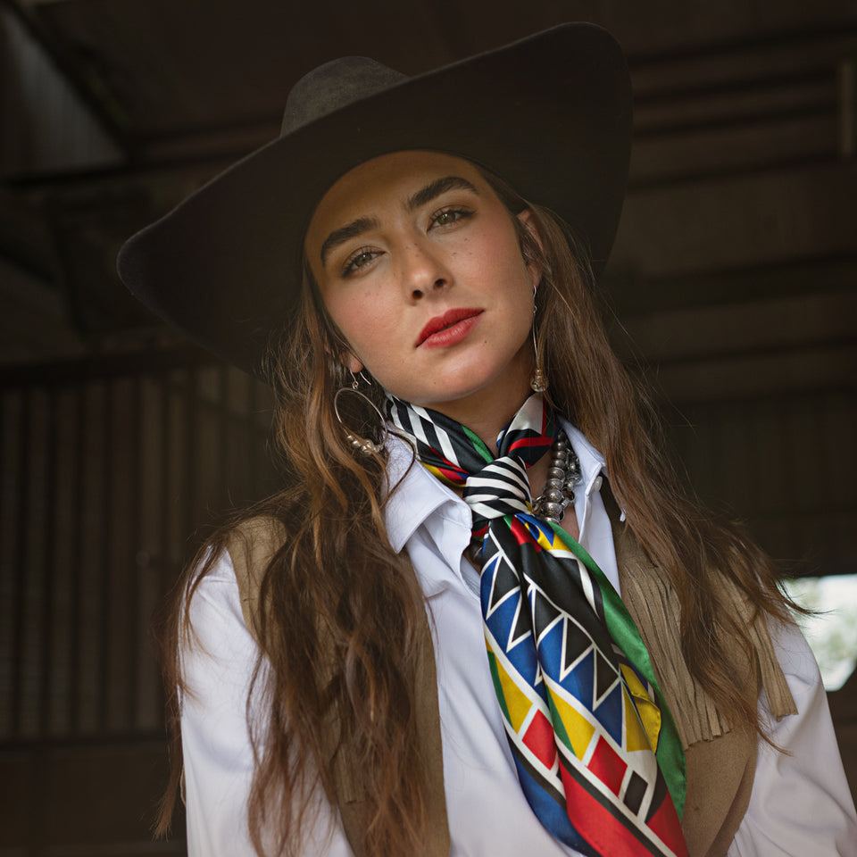 Long & Tall Scarf - Highly Decorated