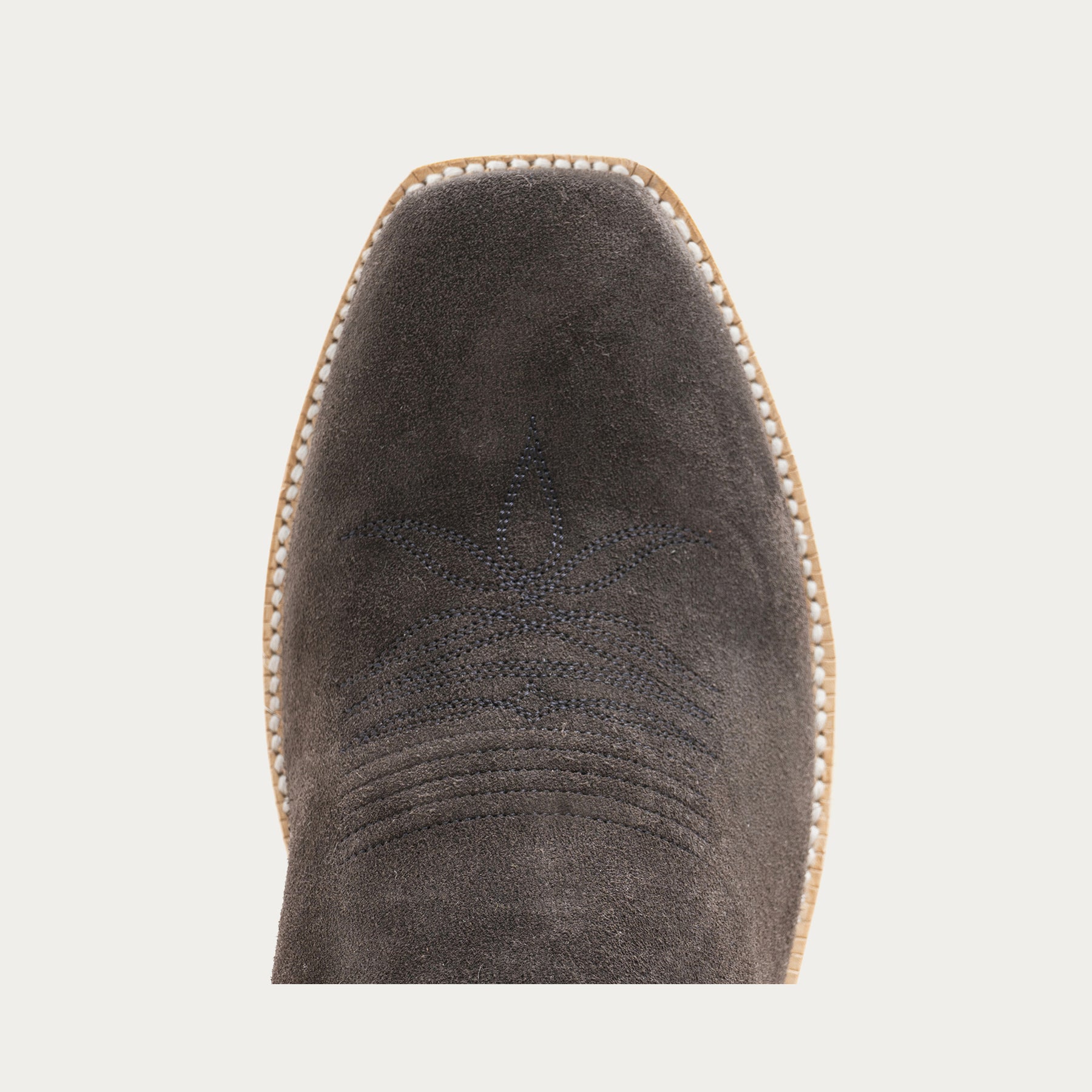 McCune Cutter Toe Long-Wear Cowboy Boot Charcoal Roughout