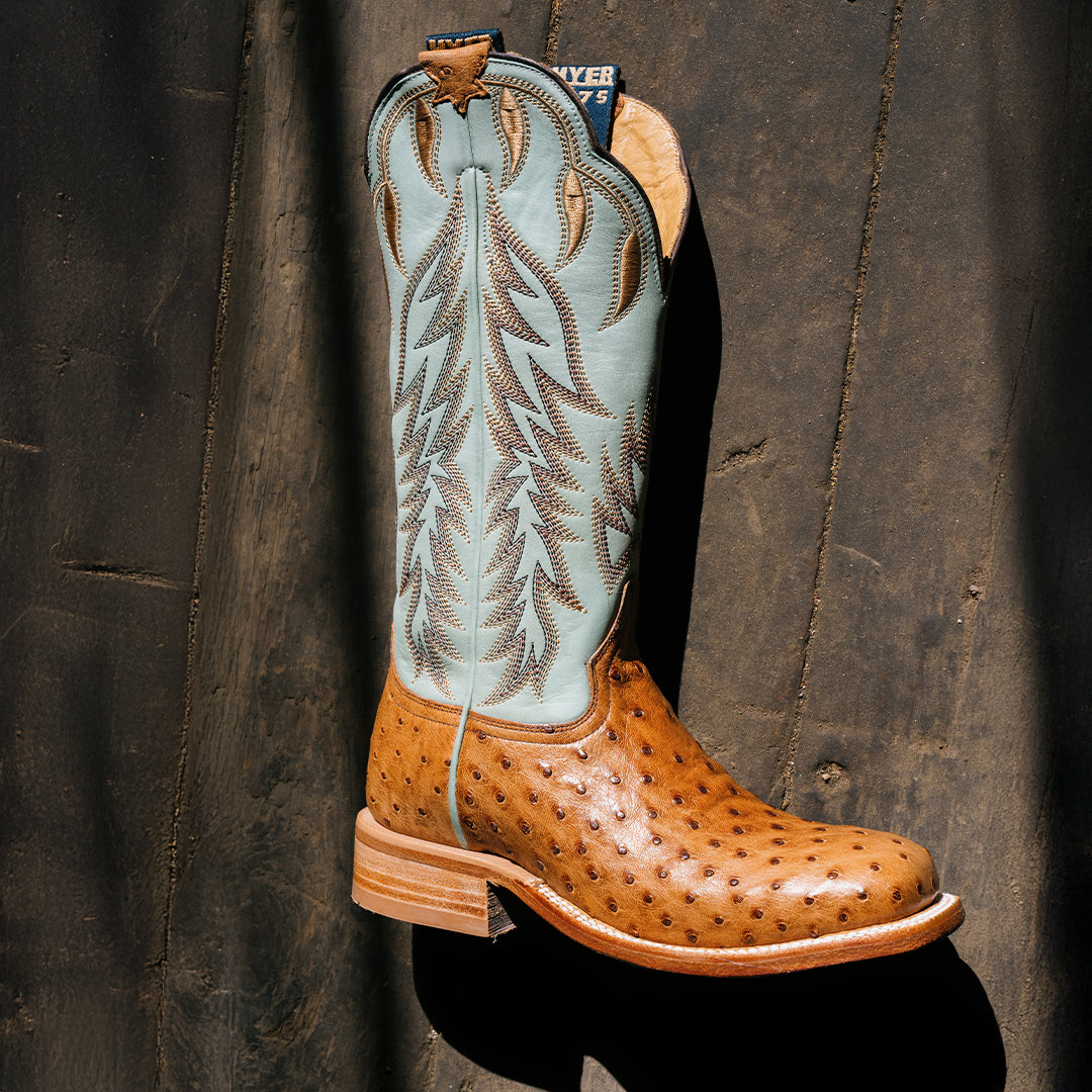 Harper Square Toe Ostrich Cowgirl Boot