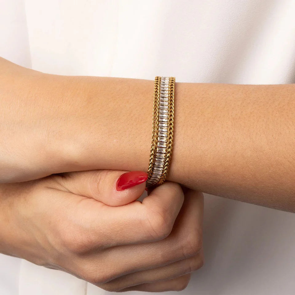 Braided Baguette Bracelet