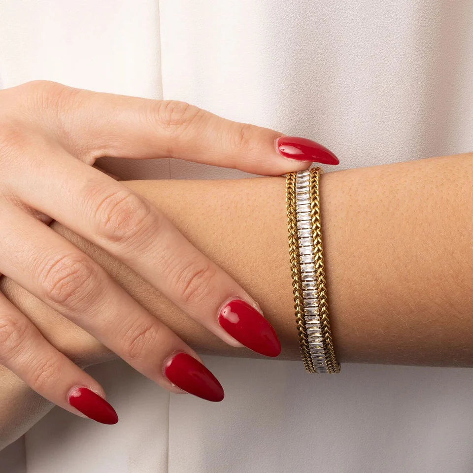 Braided Baguette Bracelet