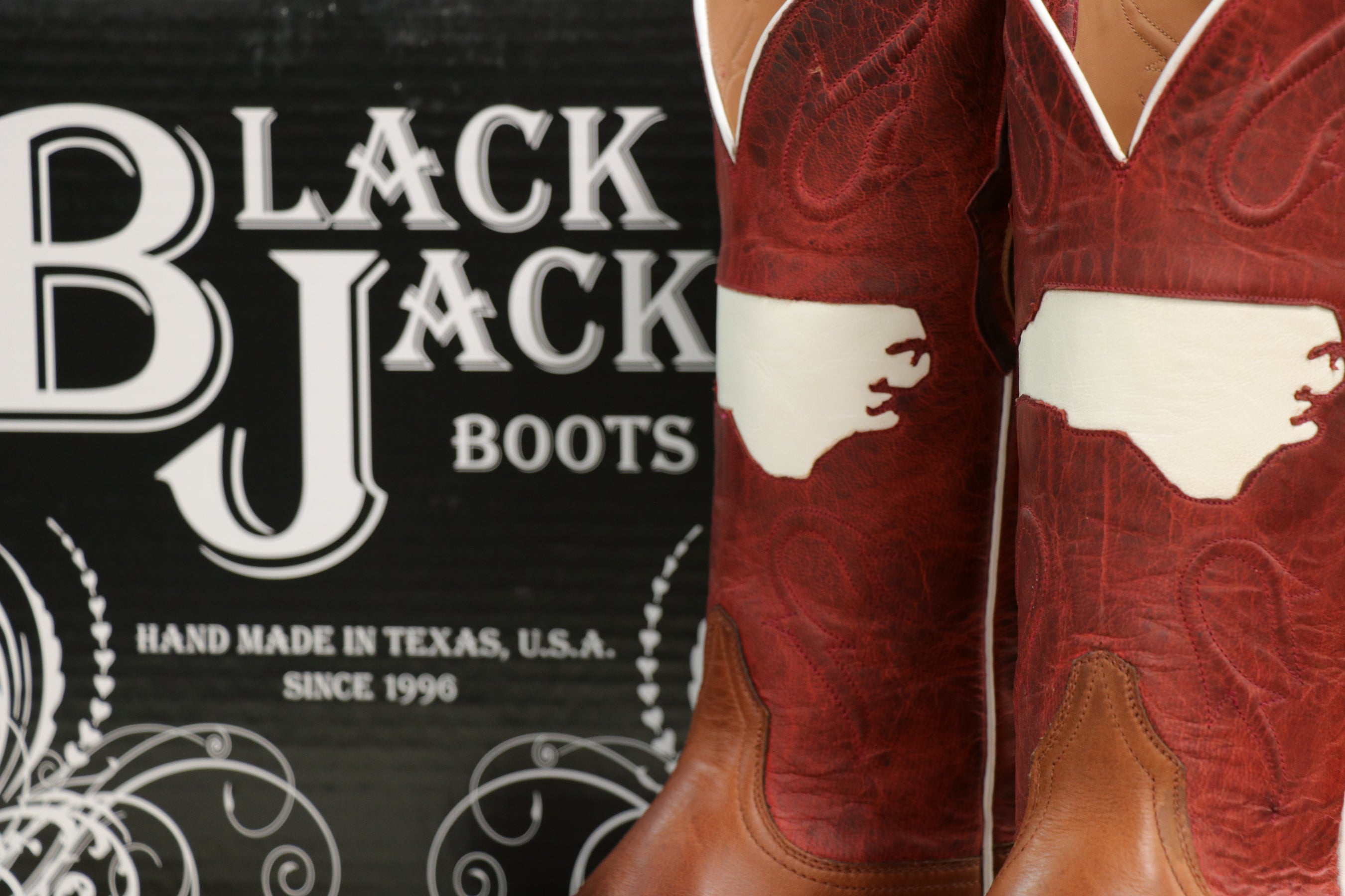 North Carolina Oiled Bovine Cowboy Boot