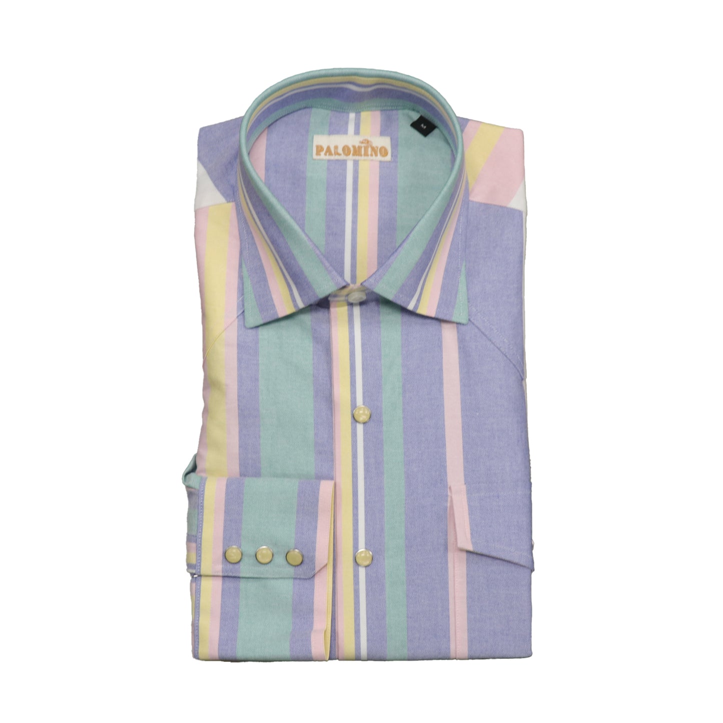 Palomino Pearl Snap - 1994 Rodeo Stripe Oxford