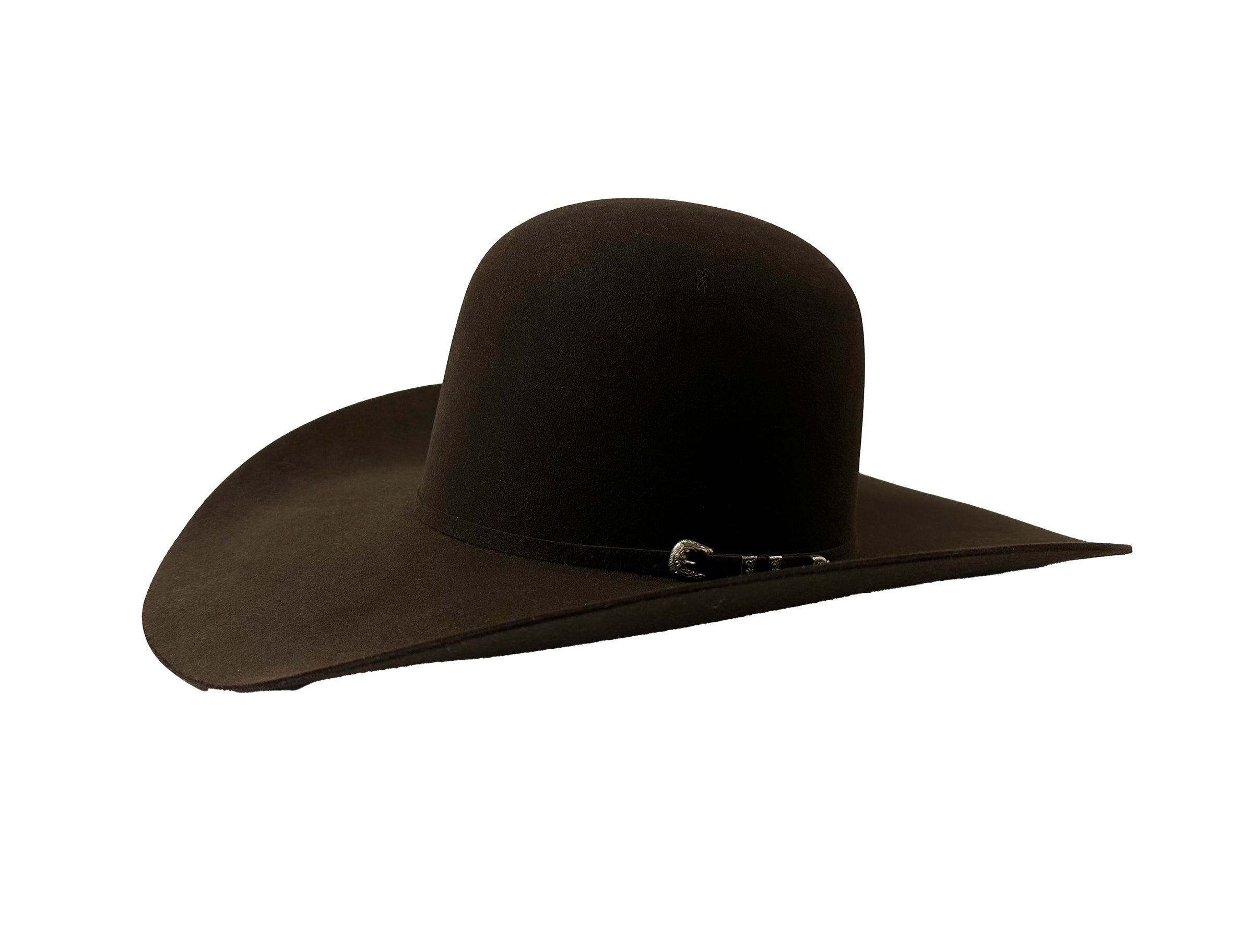 JW Brooks Pure Beaver Belly Cowboy Hat in Chocolate