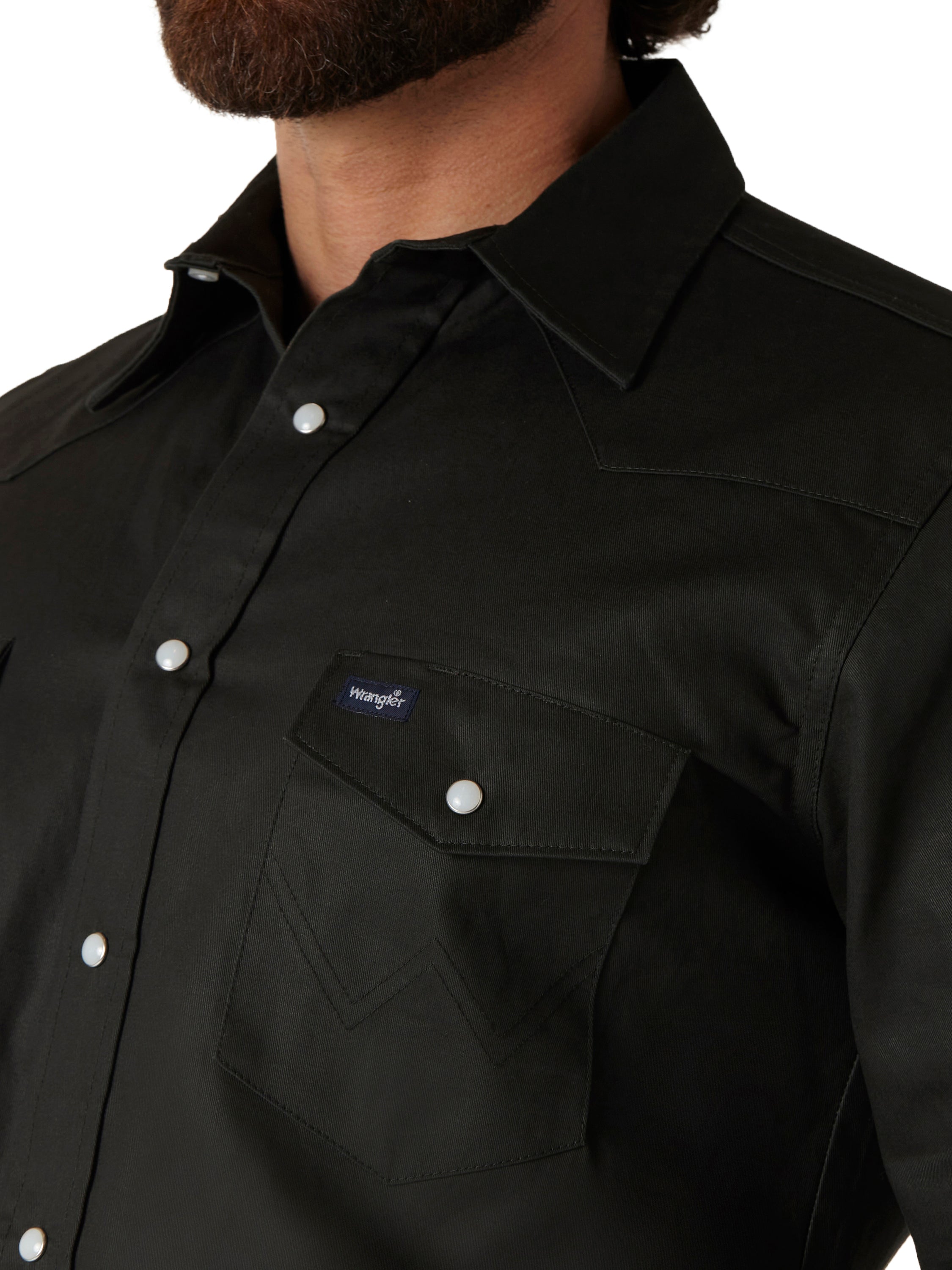 Cowboy Cut Firm Finish Long Sleeve Western Shirt Chambray
