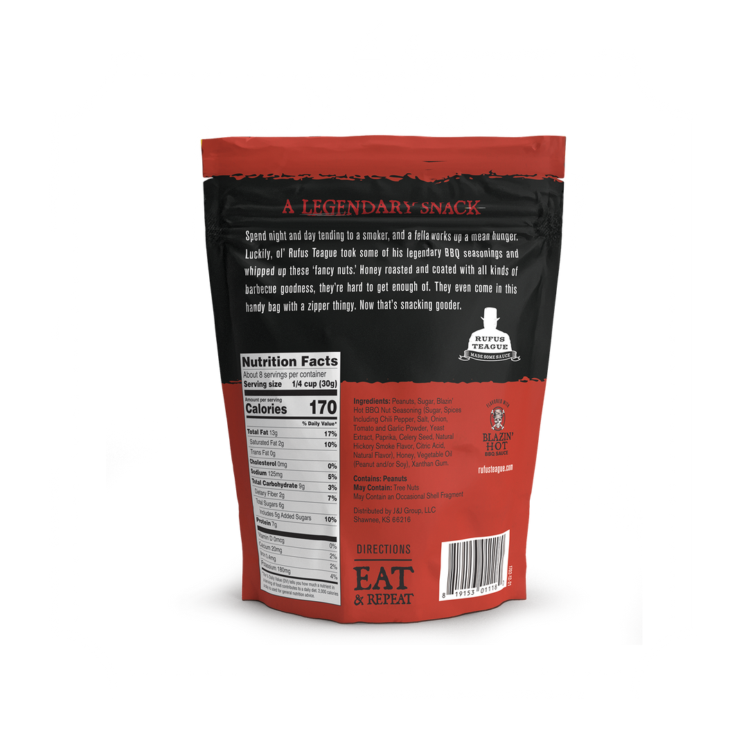 Hot Honey BBQ Peanuts - 9oz