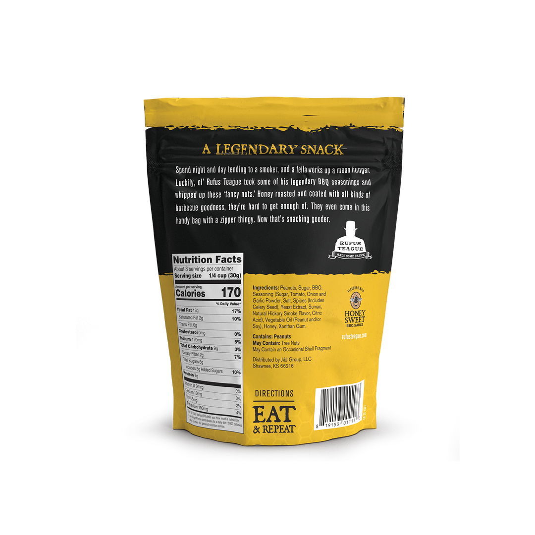 Honey BBQ Peanuts - 9oz