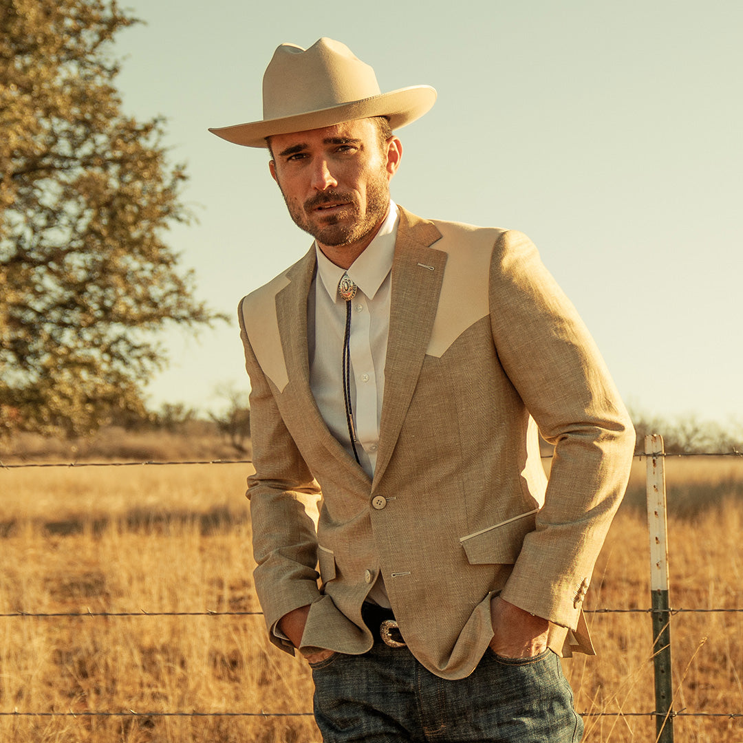Stetson 6X Open Road Cowboy Hat in Silver Belly