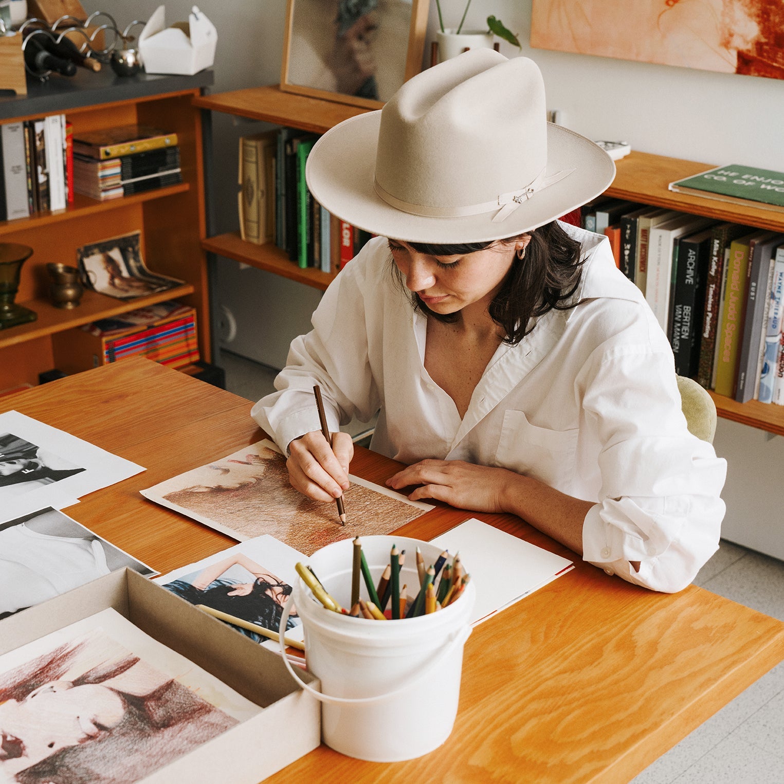 Stetson 6X Open Road Cowboy Hat in Silver Belly