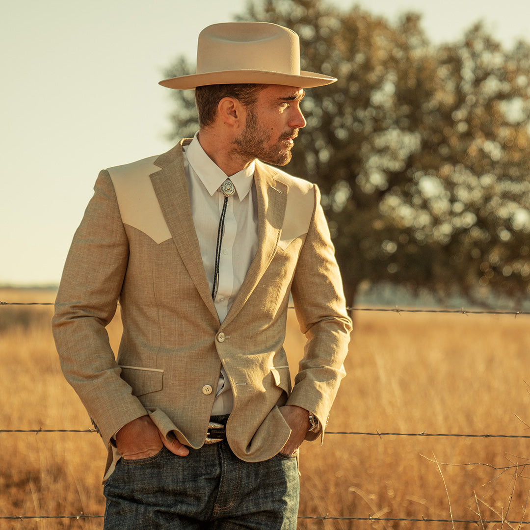 Stetson 6X Open Road Cowboy Hat in Silver Belly