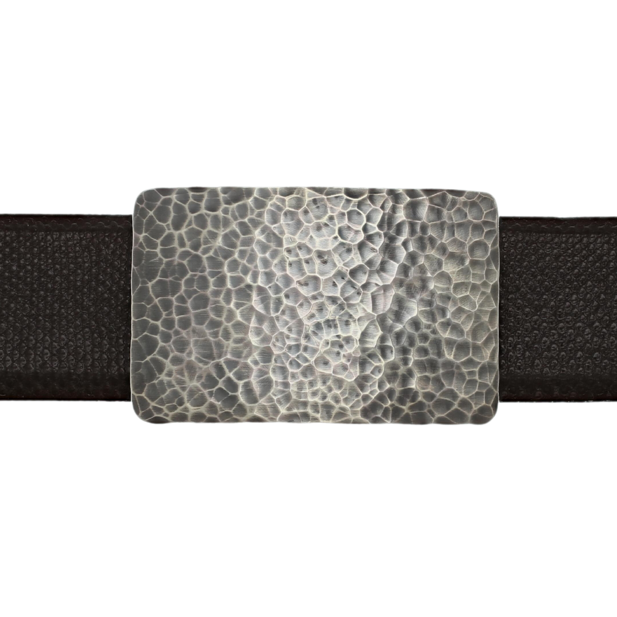 Zapata 1409 Sterling Silver Hand Hammered Trophy Buckle