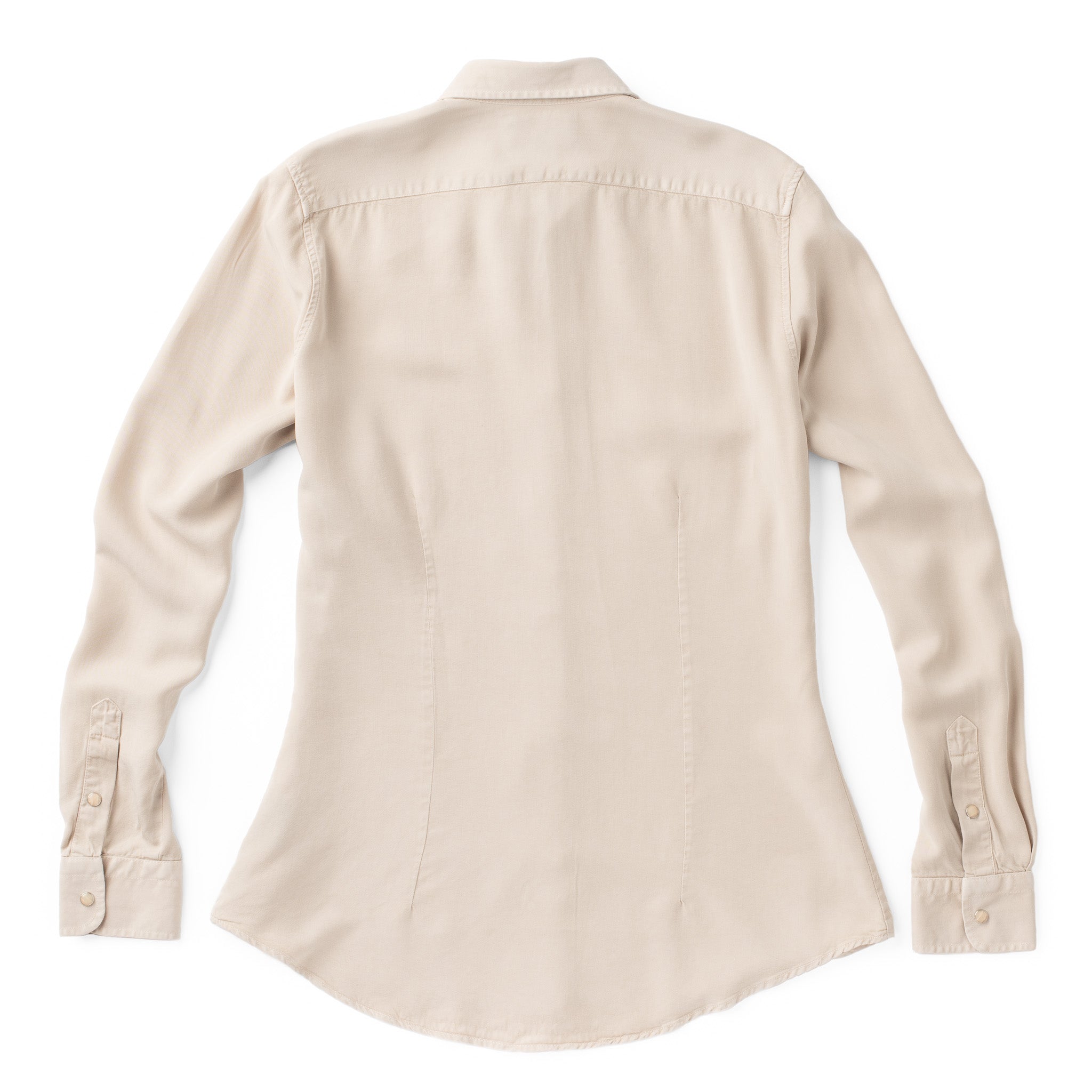 Claire Solid Shirt in Ivory