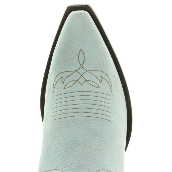 Emmer Tall Cowgirl Boots in Light Blue