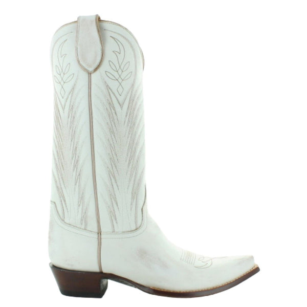 Emmer Cowgirl Boots in White