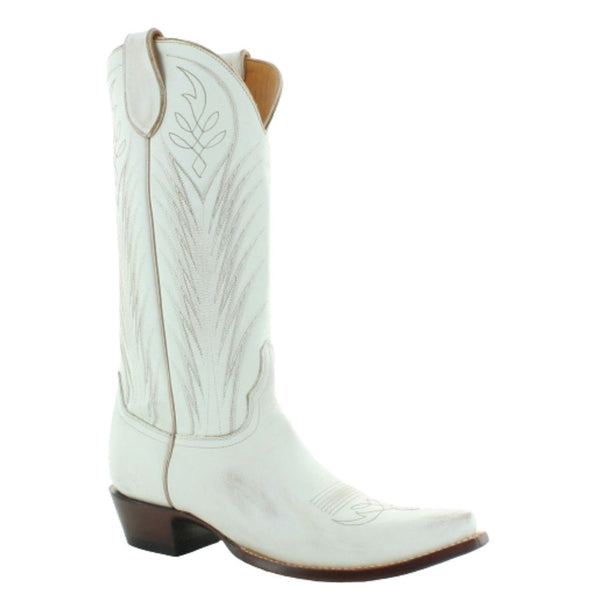 Emmer Cowgirl Boots in White