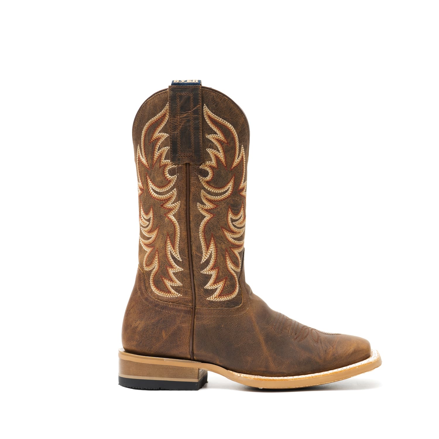 Topeka Square Toe WesTrail Cowgirl Boot Saddle Tan