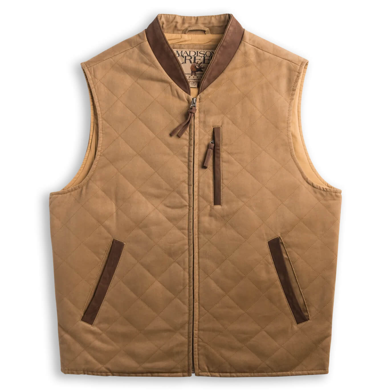 Kennesaw Concealed Carry Quilted Vest in Tan