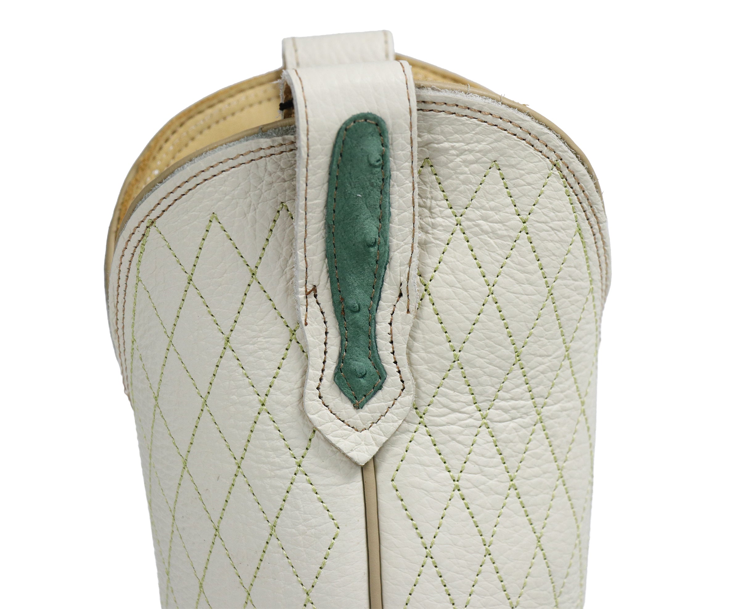 Seaglass Sueded Ostrich Cowgirl Boots