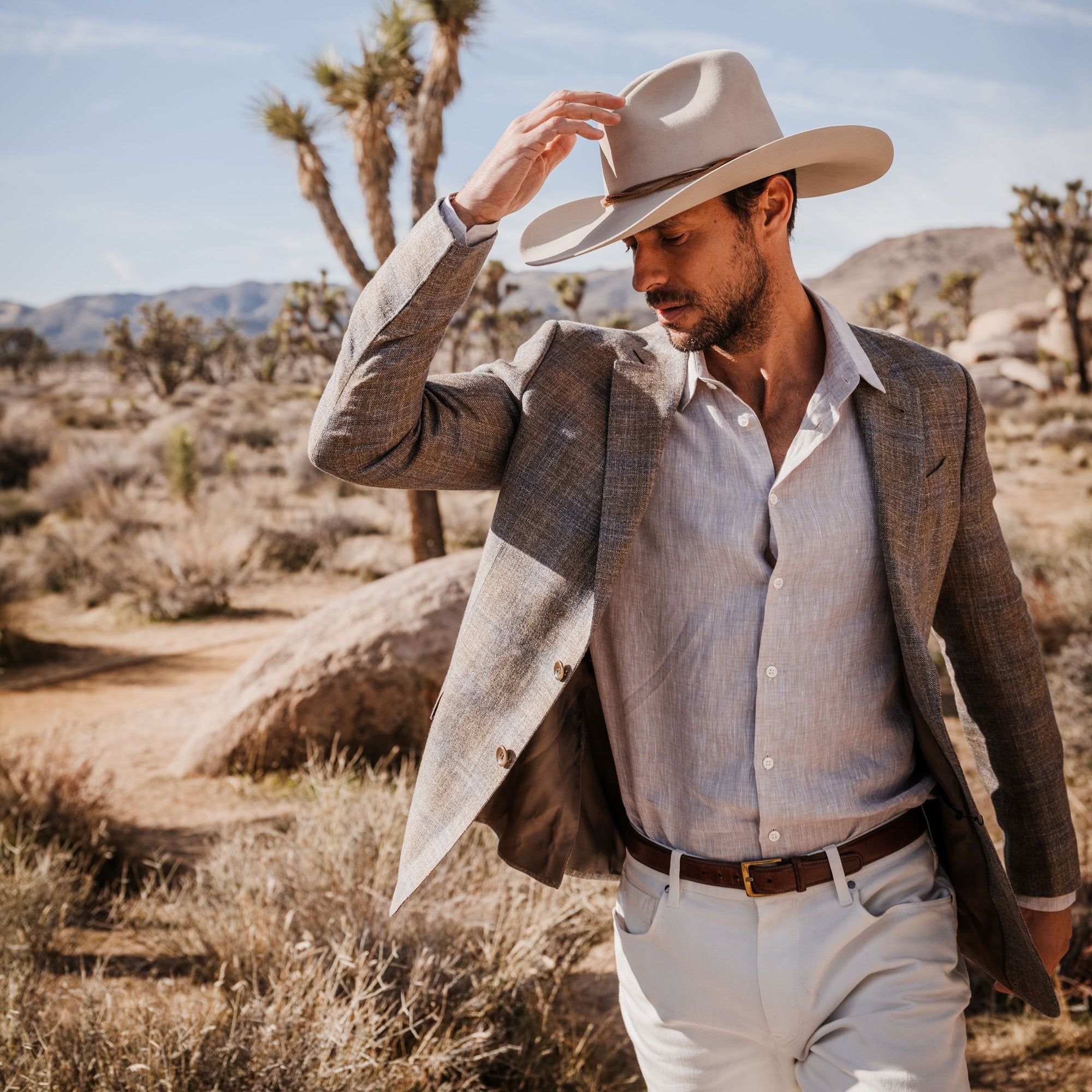 6X Gus Cowboy Hat in Silver Belly