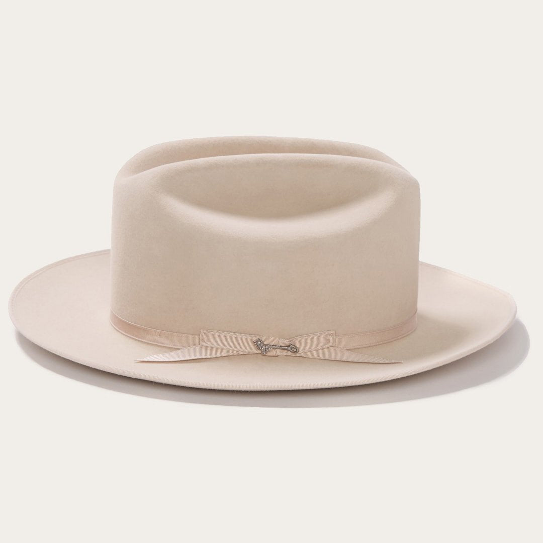 Stetson 6X Open Road Cowboy Hat in Silver Belly