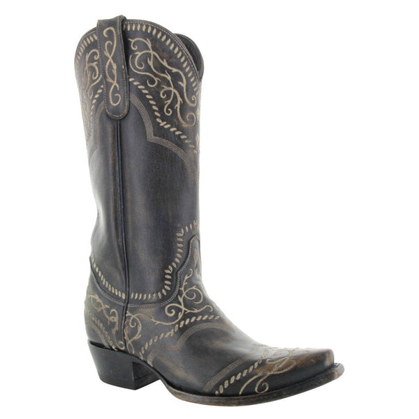Sintra Cowgirl Boots in Rustic Beige