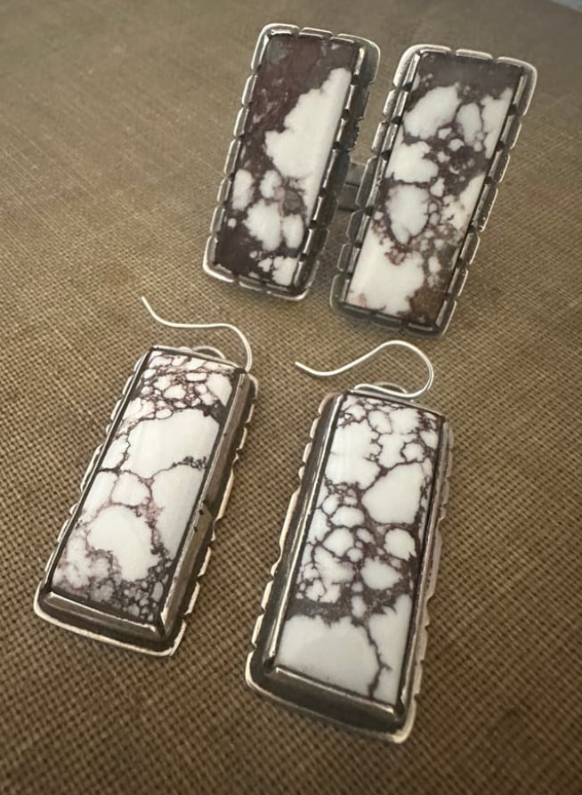 Wild Horse Double Ring/Earring Set