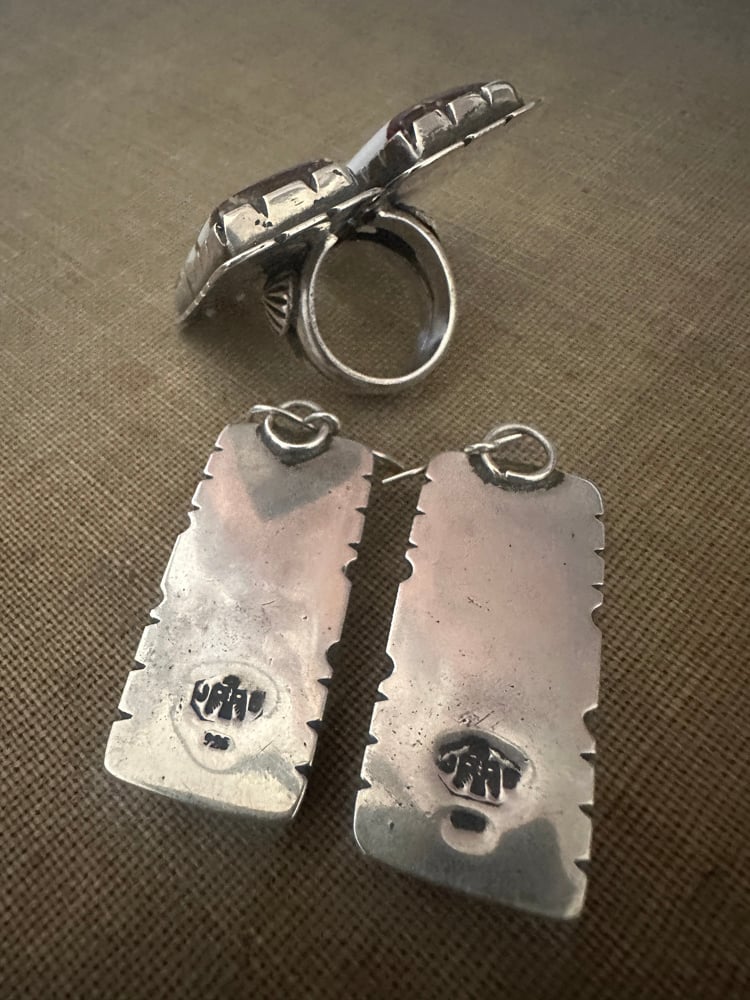Wild Horse Double Ring/Earring Set