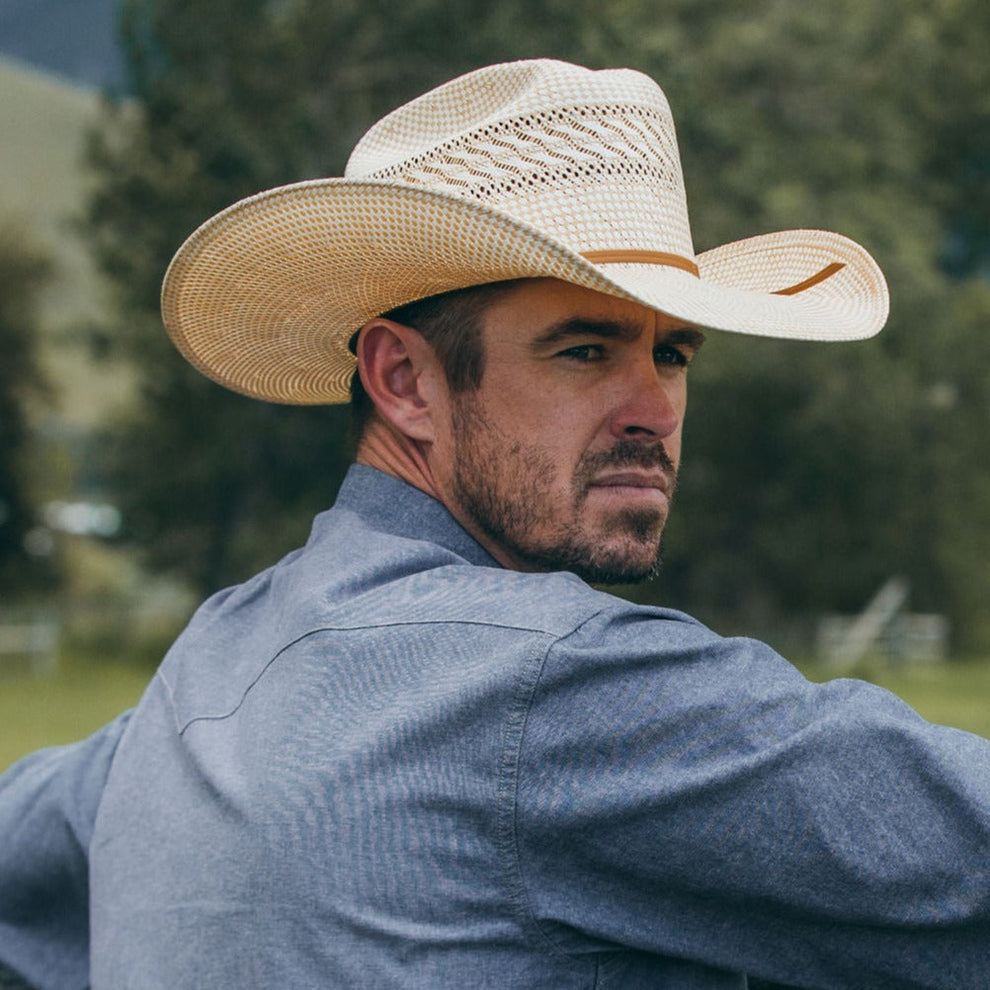 New! Rio Straw Hat, Open Range main image 1