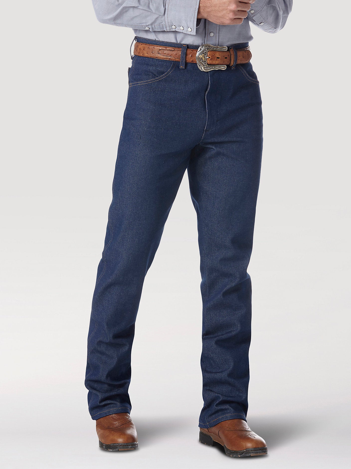 Cowboy Cut Boot Cut Jean Rigid
