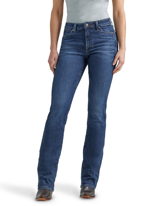 Women's Retro Bailey High Rise Bootcut Jean in Isla