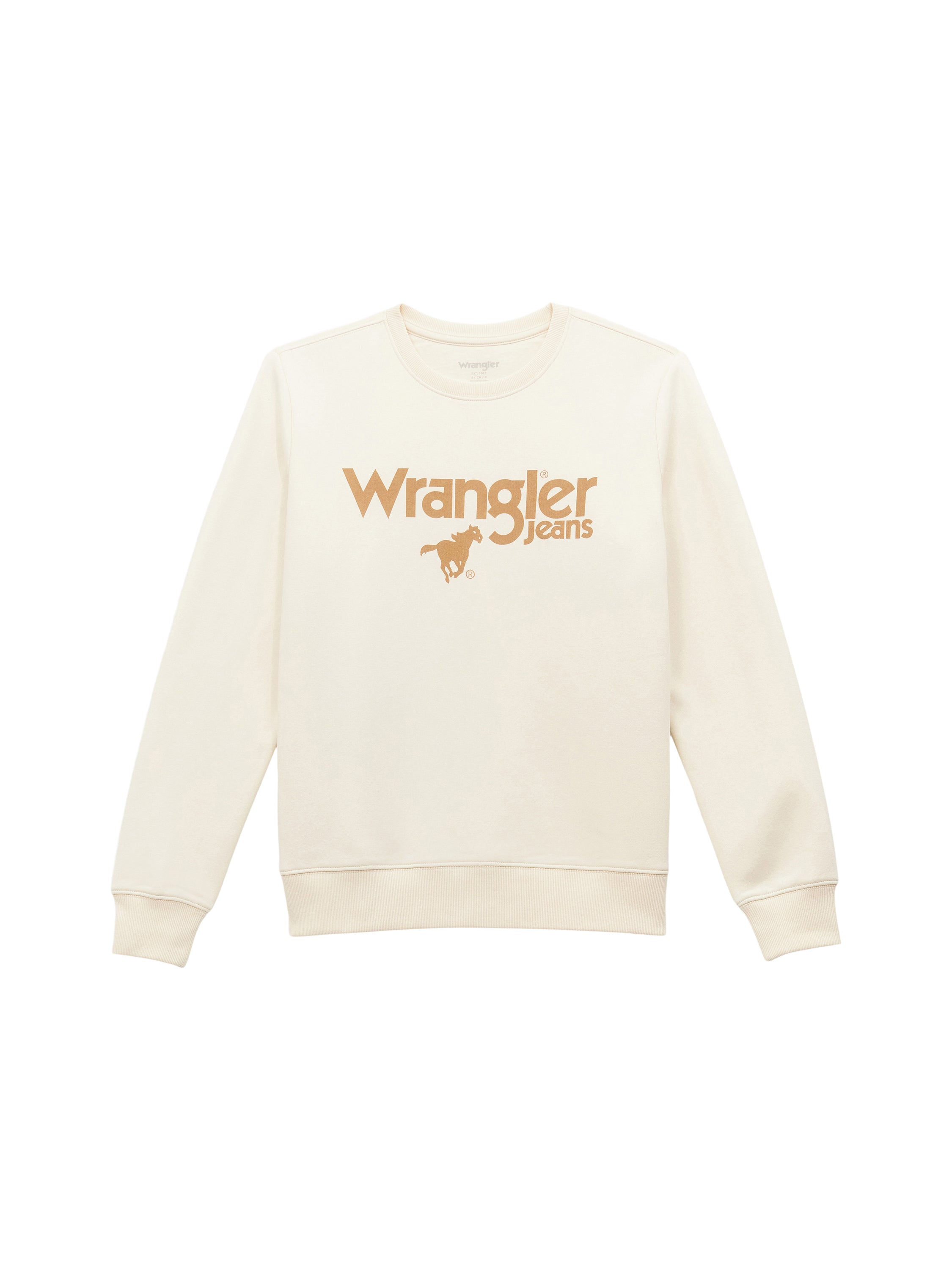 Wrangler Women's Crew Pullover in Whisper White