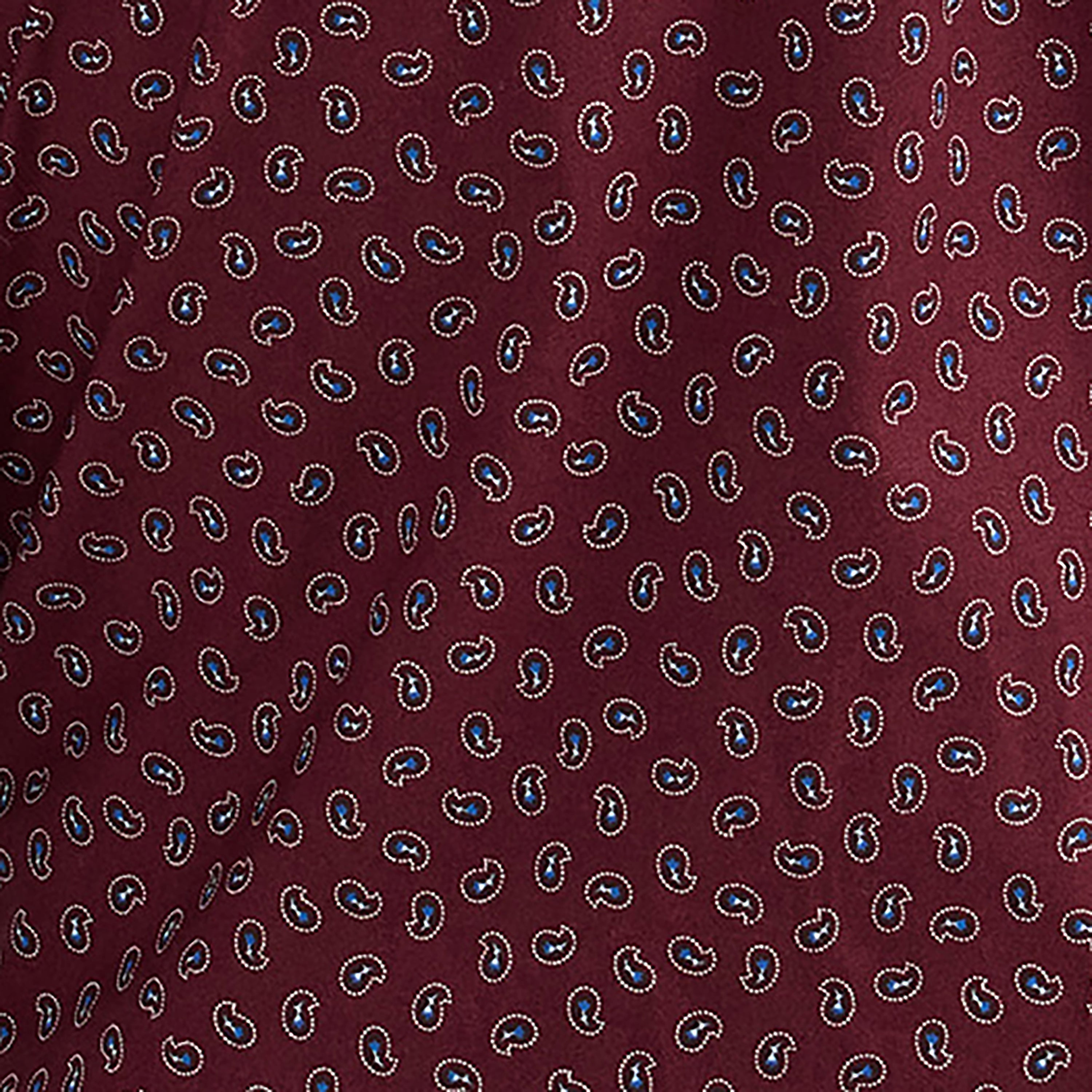 Wrangler Cody Johnson Western Shirt - Burgundy Print
