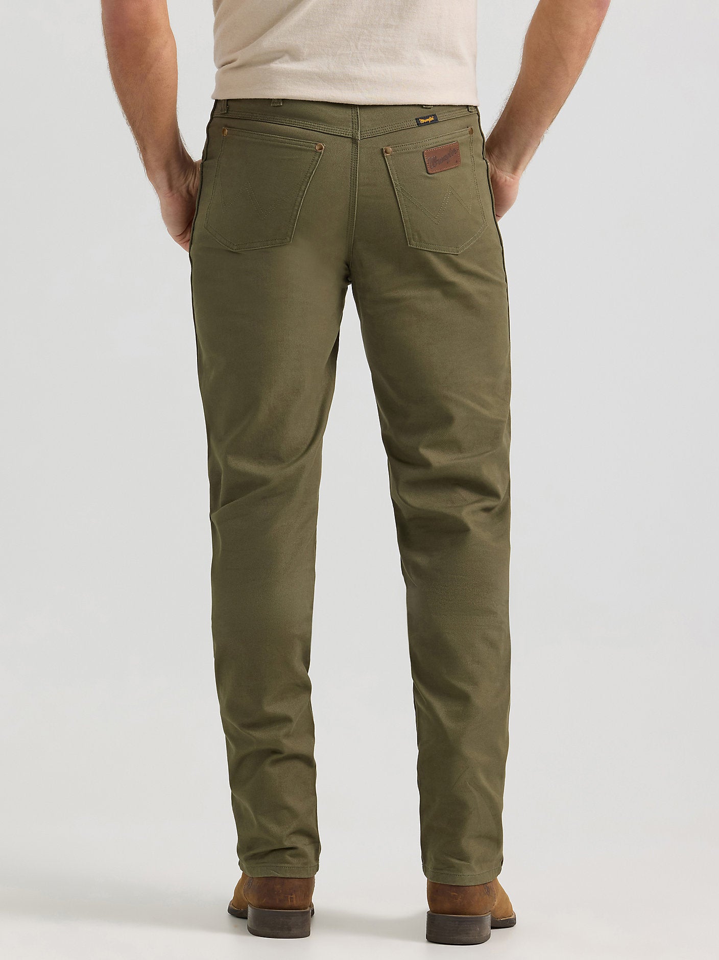Tough Comfort Cowboy Cut Canvas Jeans