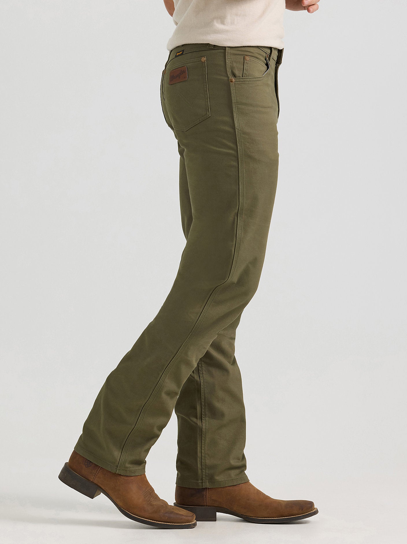 Tough Comfort Cowboy Cut Canvas Jeans