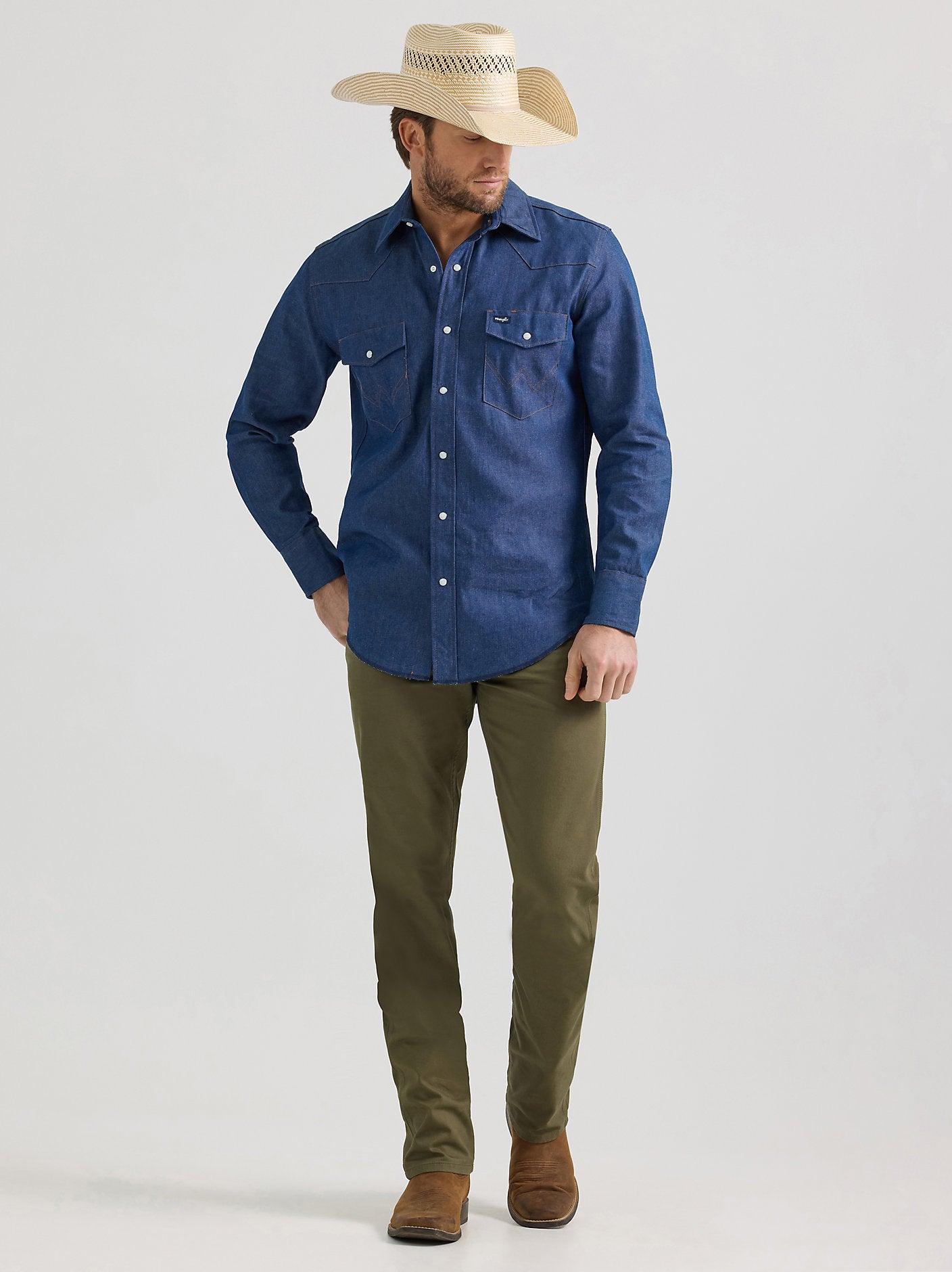 Tough Comfort Cowboy Cut Canvas Jeans