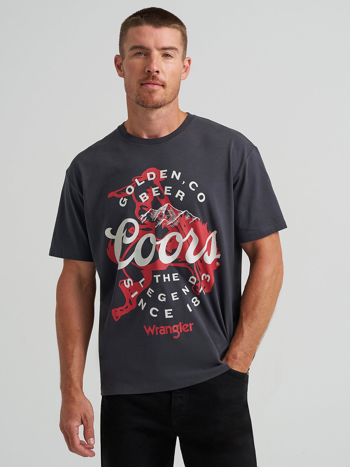 Wrangler x Coors Not My First Banquet Tee