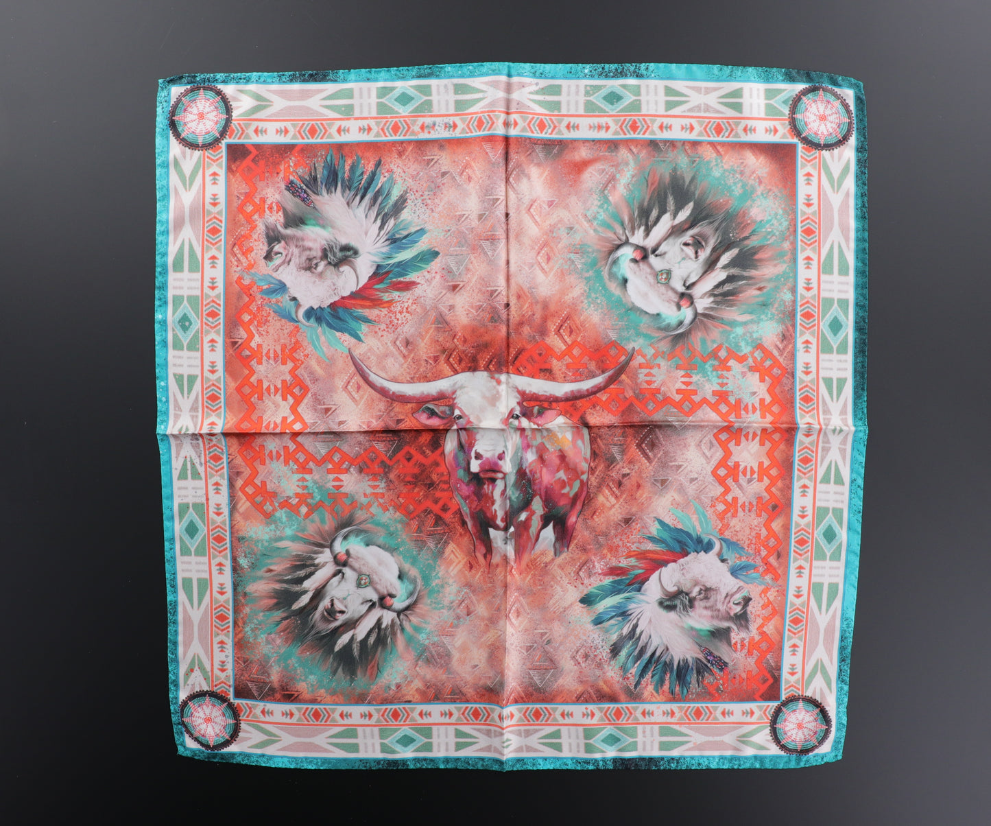 Wild Rag Neckerchief - White Buffalo Burst